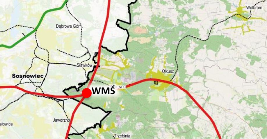 Plany rozbudowy sieci linii kolejowych na terenie powiatu olkuskiego