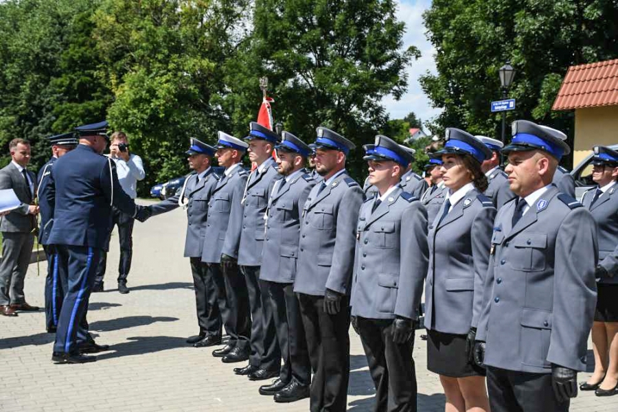 Powiatowe Święto Policji w blasku Bazyliki Grobu Bożego w Miechowie